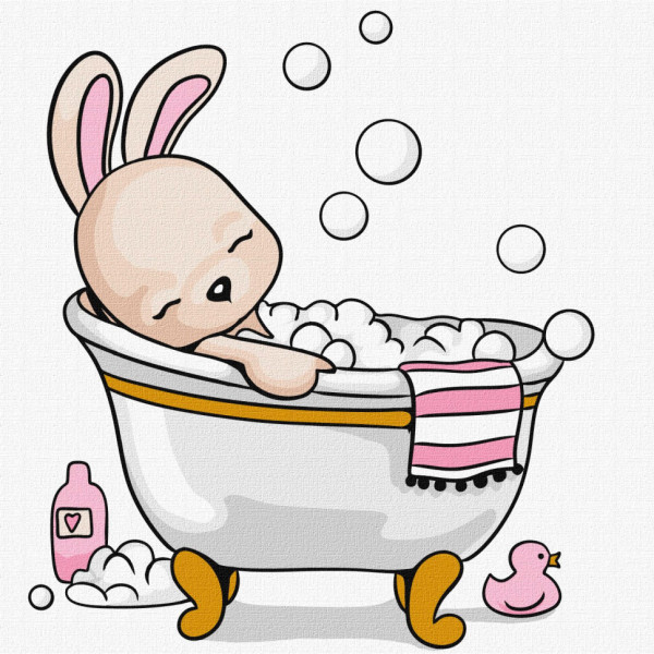 Картина по номерам "Полный релакс" KHO61190 25х25см