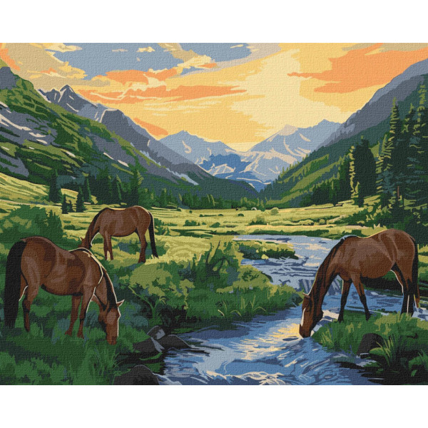 Картина за номерами "Передсвітанковий час" KHO6605 40х50 см