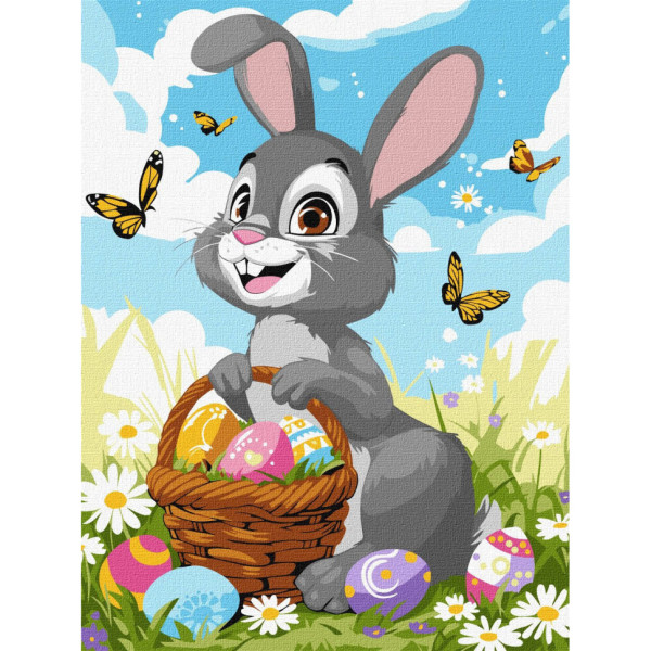 Картина за номерами "Великодній гість" KHO6200 40х50 см