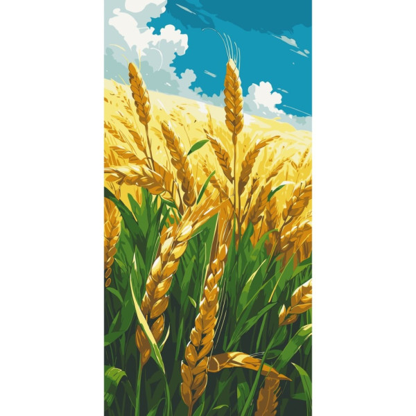 Картина по номерам "Родное поле" 13087-AC 40х80 см