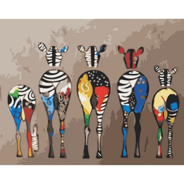 Набір картин за номерами 2 в 1 "Життя, як веселка" 40х50 11602-AC і "Жінка епохи" 40х50 10616-AC