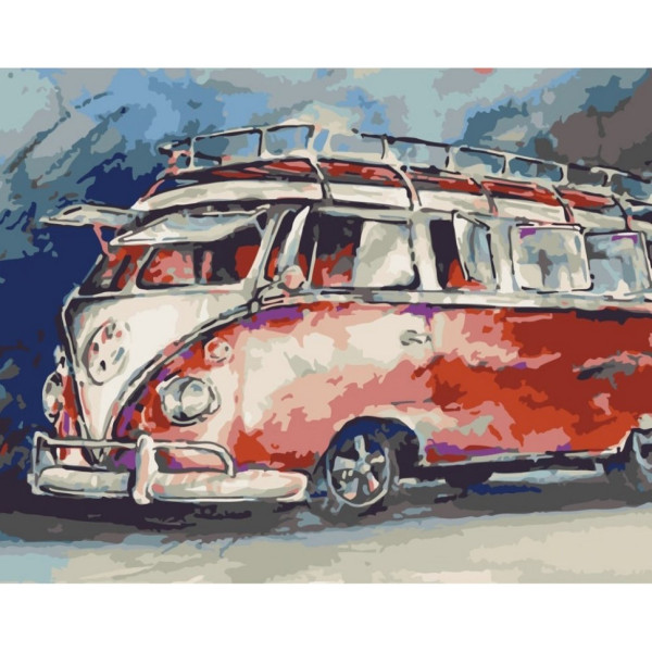 Набор картин по номерам 2 в 1 "Кул Шариф" 40х50 10554-AC и "Легендарное авто" 40х50 12500-AC