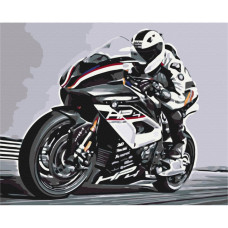 Картина за номерами "Гонщик" BS52393, 40х50 см