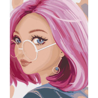 Картина по номерам "Кокетливый взгляд" 504016-NC 40х50 см