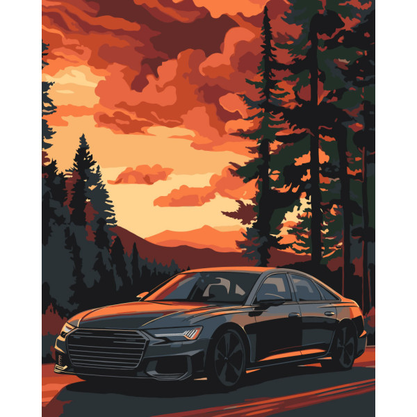 Картина за номерами "Комфортна поїздка" 12513-AC 40х50 см