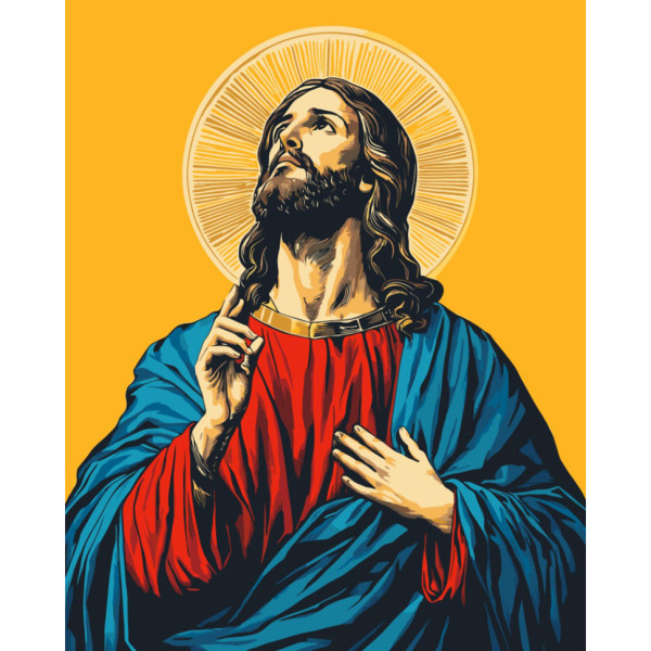 Картина по номерам "Спаситель" ©arttem_illustration 16141-AC 40х50 см