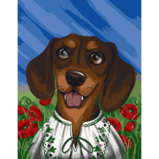 Картина по номерам "Ушастый патриот" ©pollypop92 11523-AC 40х50 см