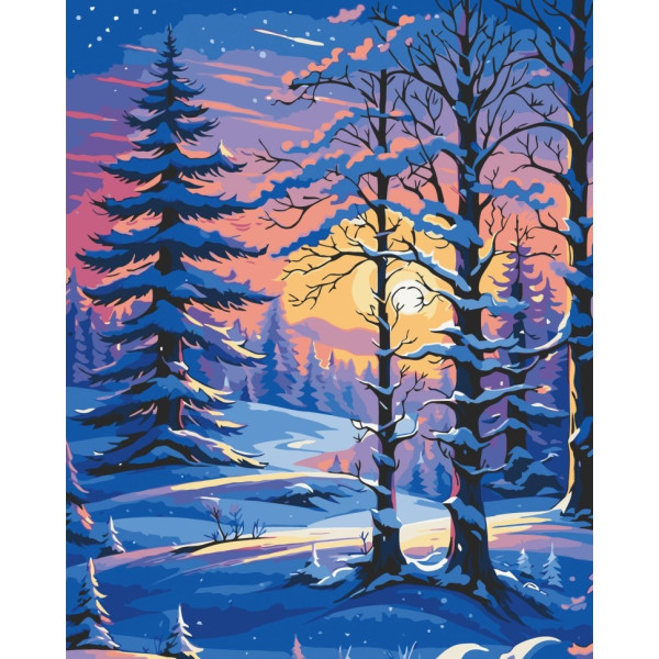 Картина по номерам "Морозный уют" 11049-AC 40х50 см