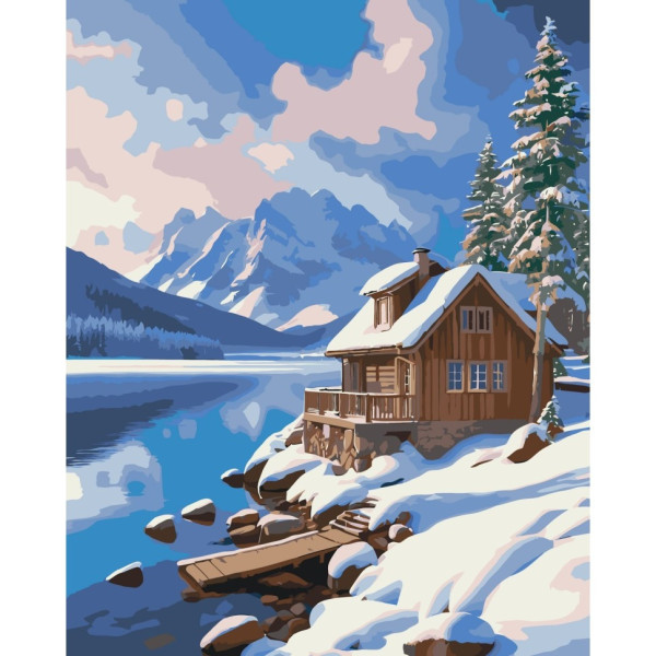 Картина за номерами "Зимовий спокій" 11058-AC 40х50 см