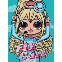 Картина по номерам "L.O.L. Surprise! O.M.G. Fly Gurl" KHO6275, 30х40 см