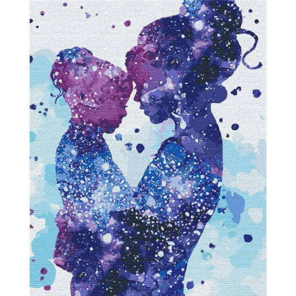 Картина по номерам. "Флюиды счастья" 40*50см KHO4737