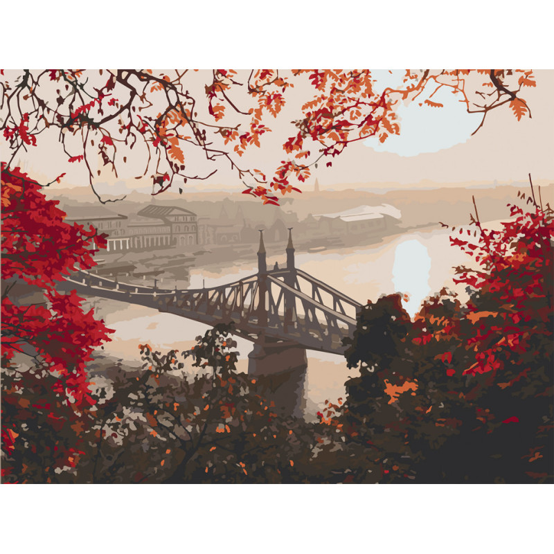 Картина по номерам. Art Craft "Мост свободы. Будапешт" 40х50 см 10560-AC