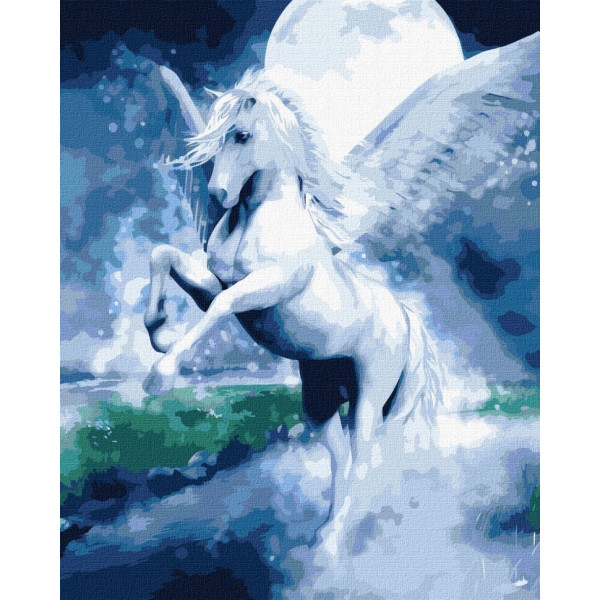Картина по номерам "Сказочный пегас" Идейка KHO4320 40х50 см