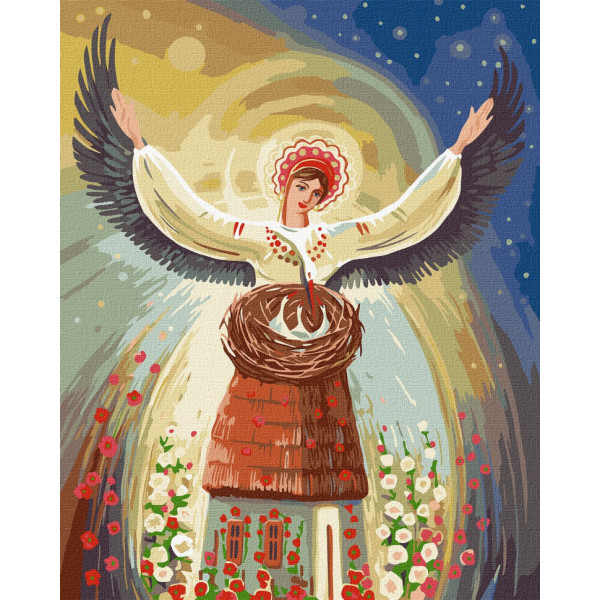 Картина за номерами "Берегиня ©Олег Шупляк" Ідейка KHO4864 40х50 см