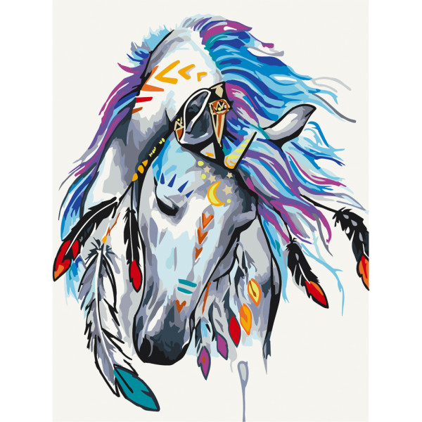 Картина по номерам "Загадочный конь" 11665 30х40 см