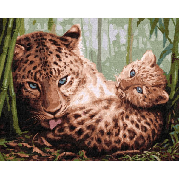 Картина за номерами "Ніжність" ©Сергій Лобач Ідейка KHO4356 40х50 см