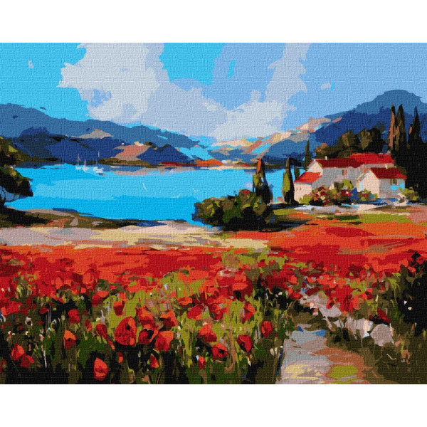 Картина по номерам "Сказочный уголок" ©BOND Tetiana Идейка KHO2823 40х50 см