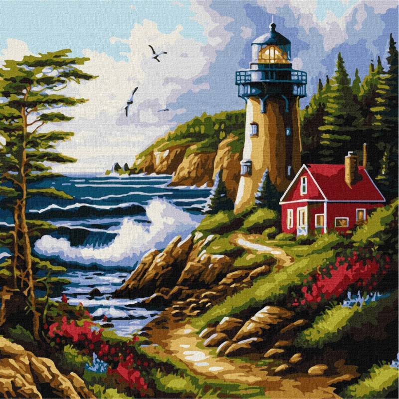 Картина за номерами "Морський бриз" ©art_selena_ua KHO2783 40х40 см