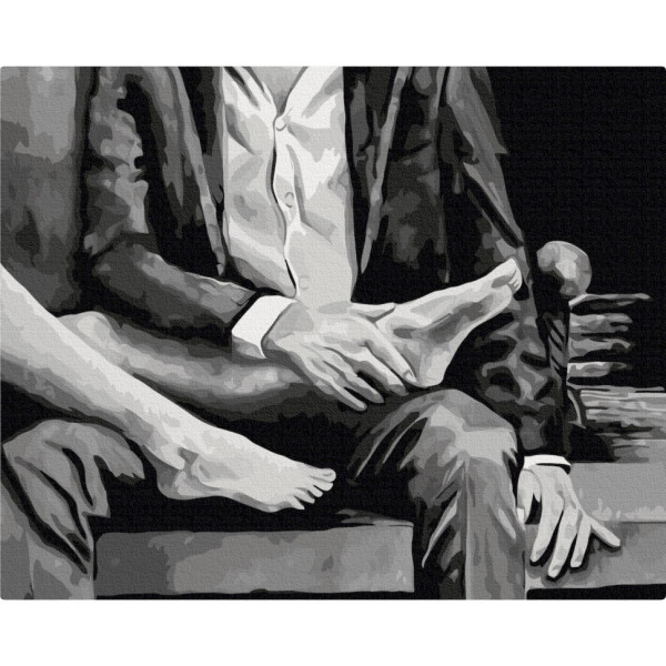 Картина за номерами "Мова тіла 2" © Anna Esthete BS53856, 40х50см