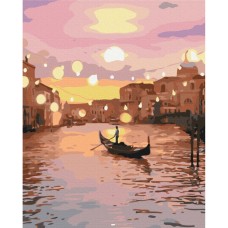 Картина за номерами "Казкова вечірня Венеція" Brushme BS32456 40x50 см
