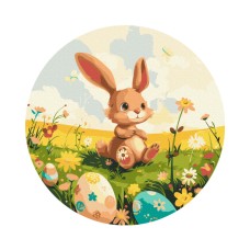 Картина по номерам "Пасхальный кролик" Brushme RC00079M 30 см