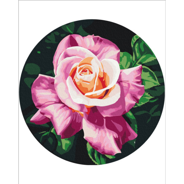 Картина за номерами "Красуня в саду" © Anna Steshenko Brushme RC00073M 30 см