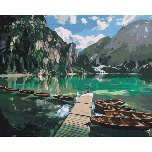 Картина за номерами "Доломітові Альпи" © Roksolana Baran Brushme BS53777 40x50 см