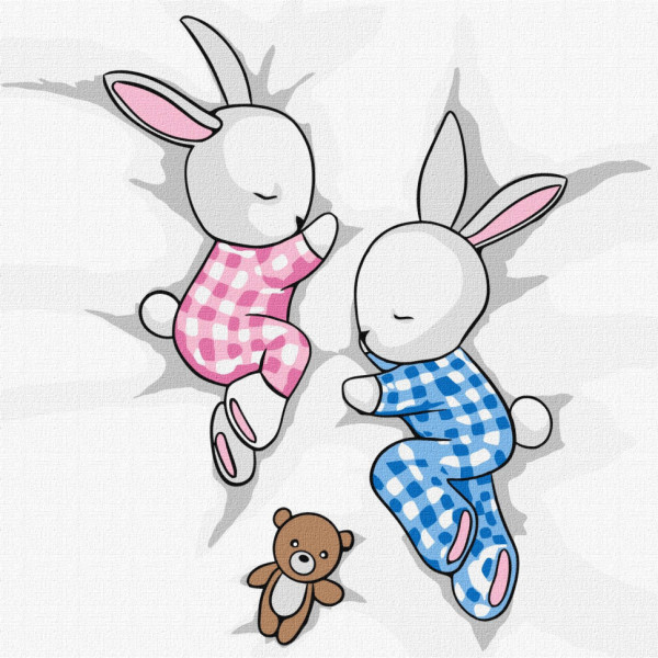 Картина по номерам "Сладкие сны 2" KHO6128 25х25см