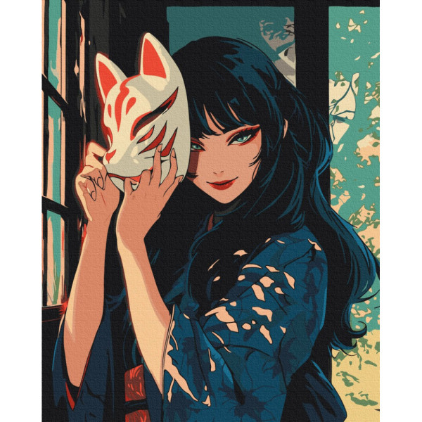 Картина за номерами "Кіцуне" BS54077, 40x50 см