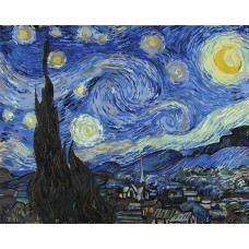 Картина за номерами. Brushme "Зоряна ніч. Ван Гог" GX4756, 40х50 см
