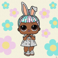 Картина за номерами "L.O.L. Surprise! Spring Bling Carats" KHO1100, 40х40 см