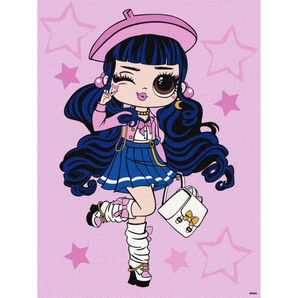 Картина по номерам "L.O.L. Surprise! Tweens Aya Cherry" KHO6283, 30х40 см