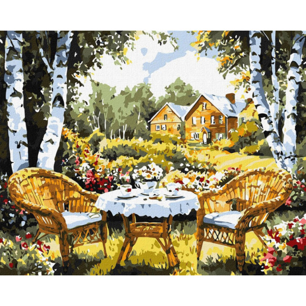 Картина за номерами "Дача мрії" ©art_selena_ua KHO6378, 40х50 см