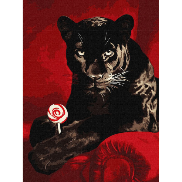 Картина по номерам "Сладкий взгляд" ©art_selena_ua KHO6727, 30х40 см