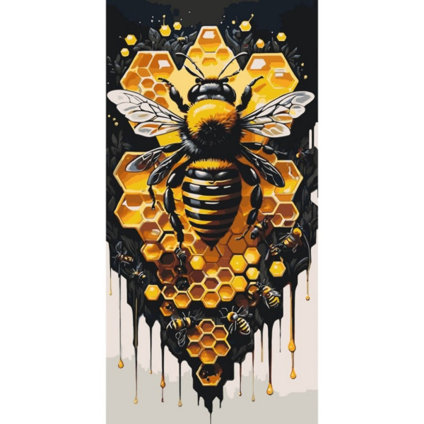 Картина по номерам "Медовое искусство" 11577-AC 40x80 см