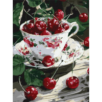Картина за номерами "Вишнева насолода" KHO5707 30х40 см