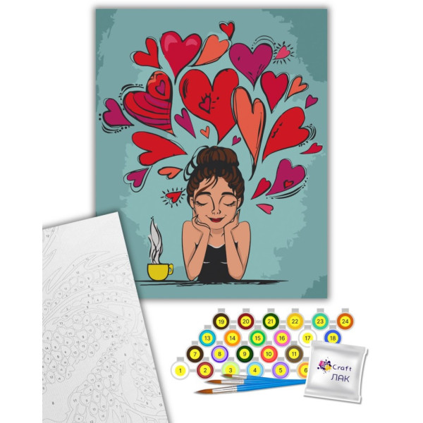 Картина по номерам "Романтические мечты" 10175-AC 40x50 см