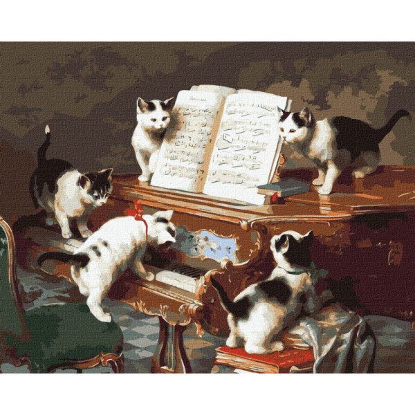 Картина по номерам "Музыкальная пауза" Идейка KHO4343 40х50см