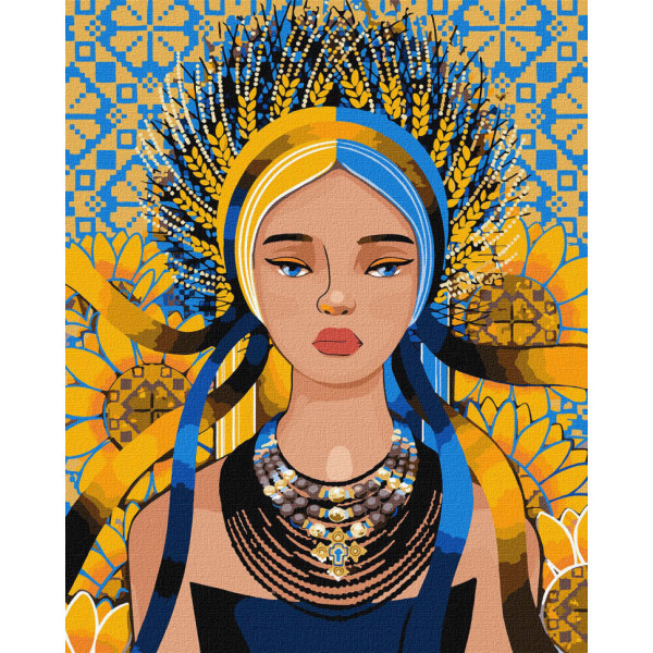 Картина по номерам "Солнечная" ©mosyakart Идейка KHO2605 40x50 см