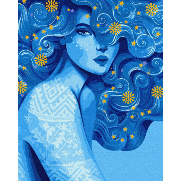 Картина по номерам "Холодная красота" ©pollypop92 Идейка KHO2587 40х50 см