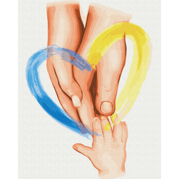 Картина "Сімейне тепло" © Svetlana Drab Brushme BS53078 40х50 см