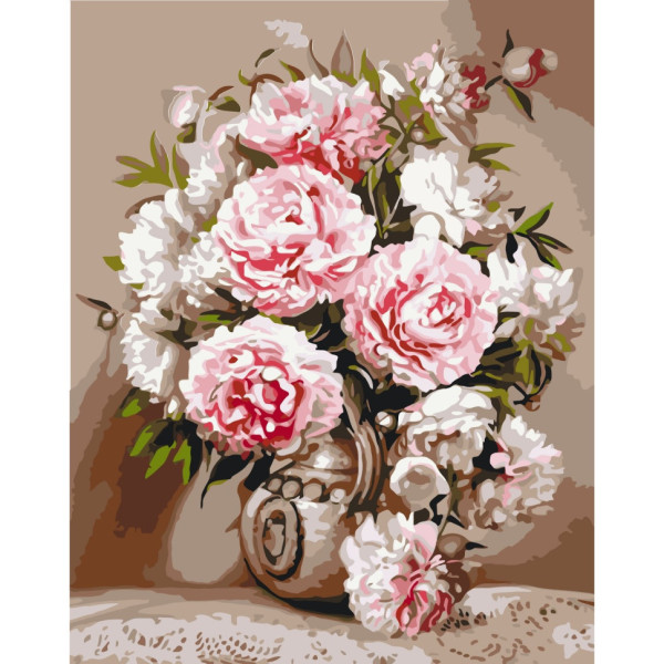 Картина по номерам "Нежные пионы" Art Craft 13141-AC 40х50 см