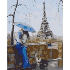 Картина по номерам "Любовь в Париже" 10012-AC 40х50 см Art Craft
