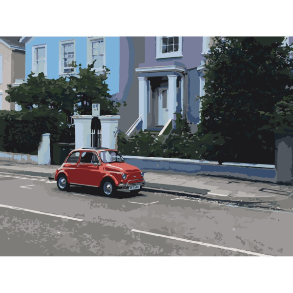 Картина по номерам "Яркая элегантность" 11022-AC 30х40 см Art Craft