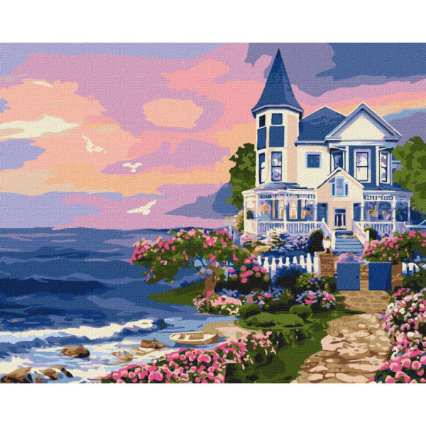 Картина по номерам "Сказка у моря" ©Галина Ивашура Идейка KHO2772 40х50 см