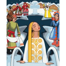Картина за номерами "Свято Хрещення" ©MOSYAKART 10069-AC 40x50 см