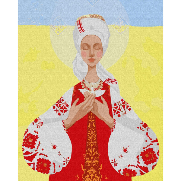 Набор картин по номерам 2 в 1 Идейка "Мать Украина" 40х50 KHO4910 и "Молодость" 30х40 KHO4988