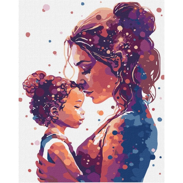 Картина за номерами "Обійми матері" KHO8345, 40х50см
