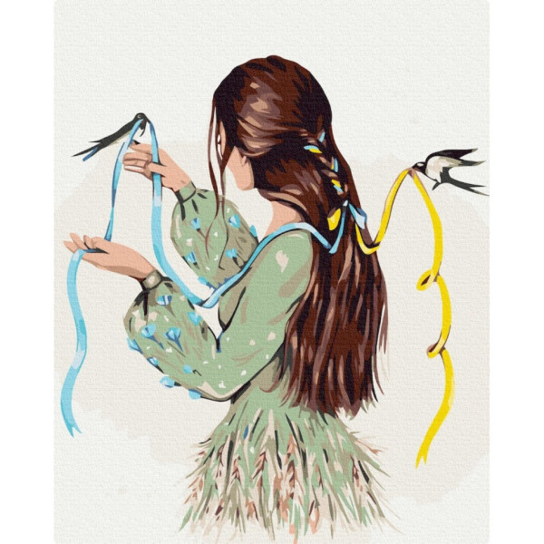 Картина за номерами "Політ свободи" © Alla Berezovska BS53100, 40х50см