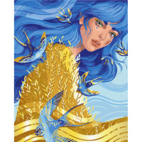 Картина по номерам "Она — Украина" © Полина Скурихина Brushme BS53735 40x50 см